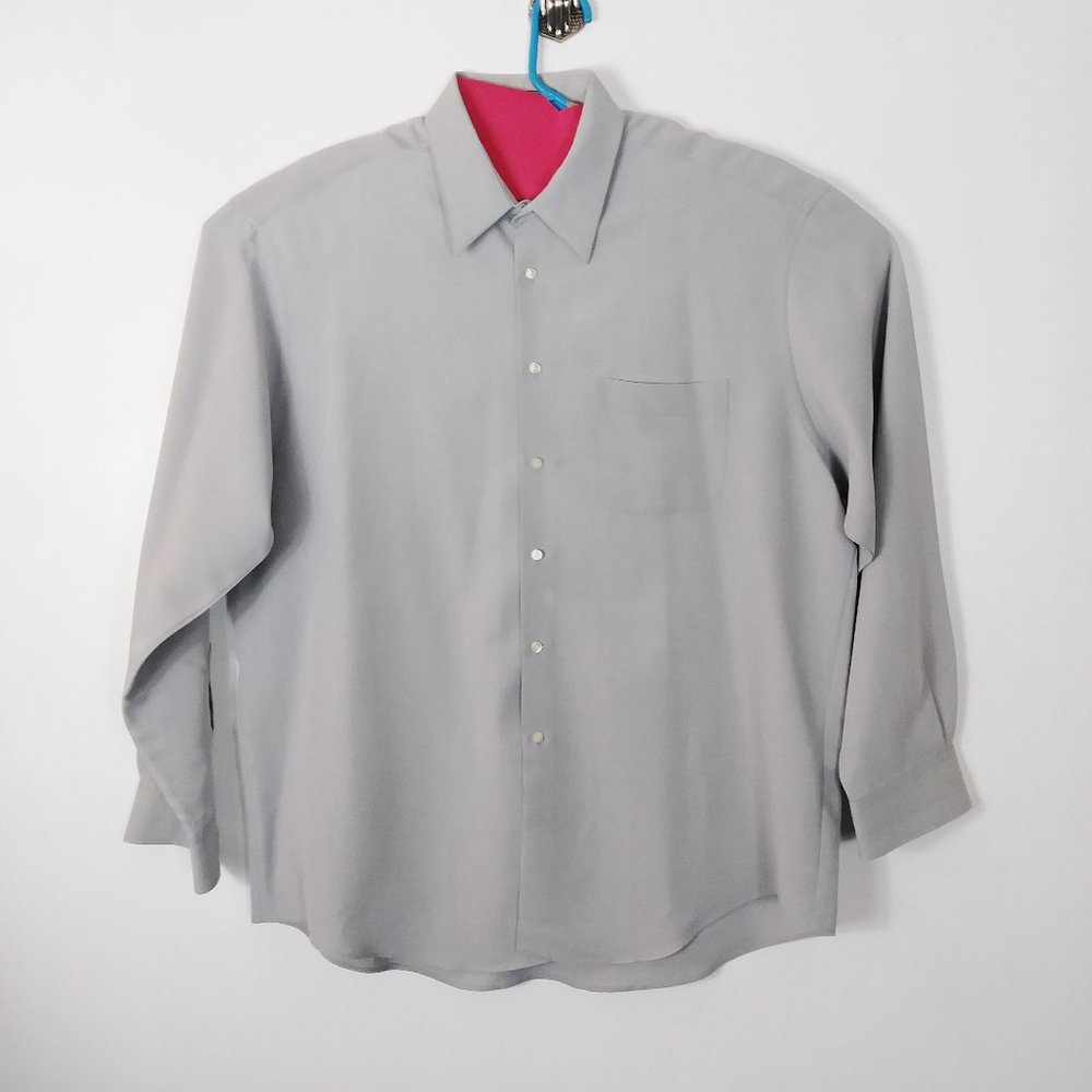 Savile Row long sleeve dress shirt size 17 1/2